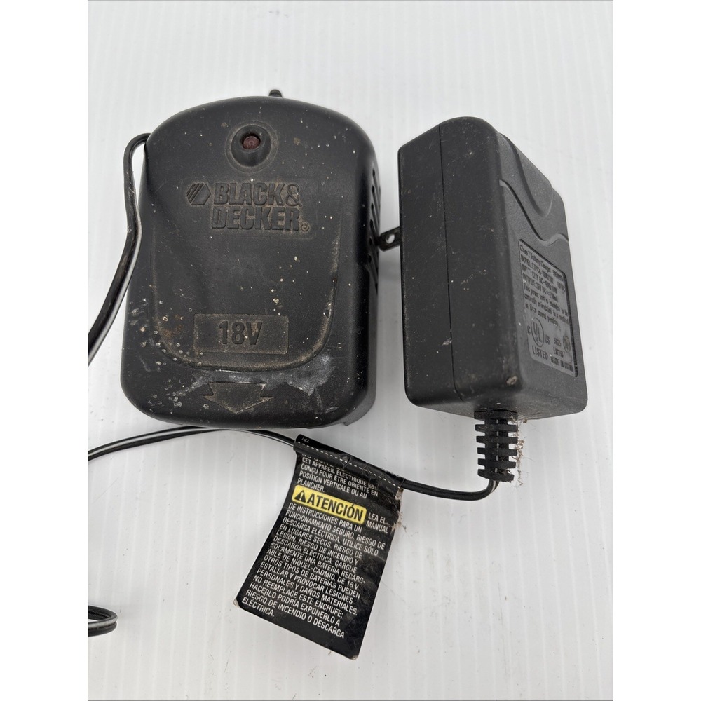 Genuine Black & Decker 18V Battery 244760-00 Charger ETPCA-180021U2 OEM HPB18